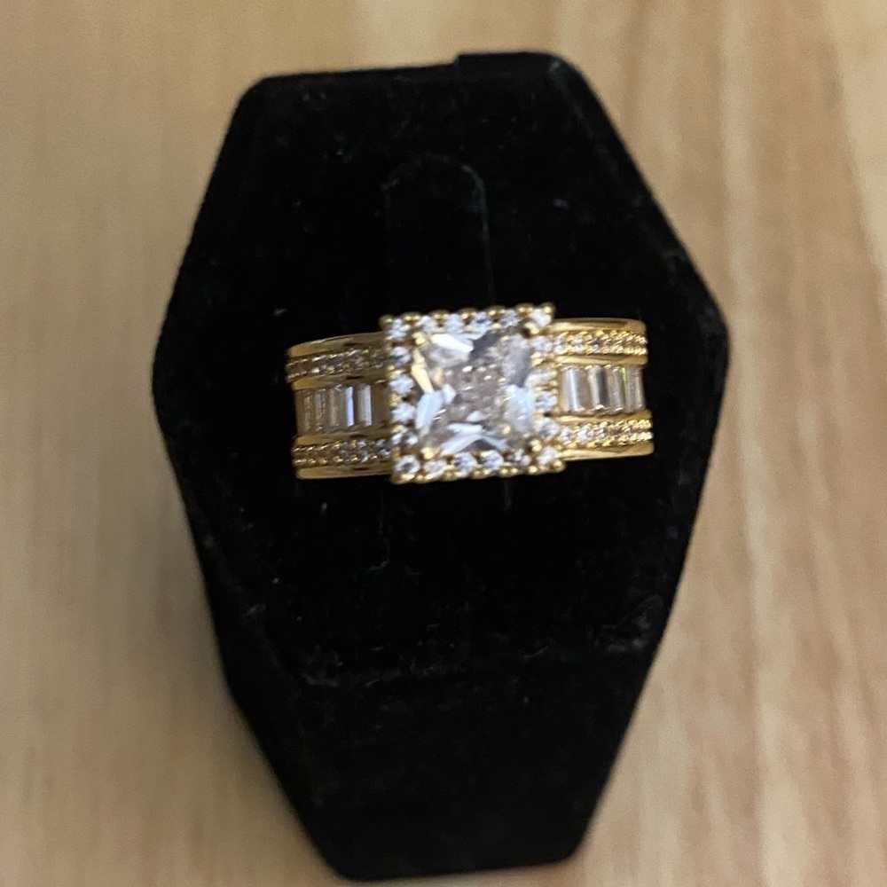 925/18K DAHLIA ROSEGOLD PROMISE RING SIZE 7 - Picture 3 of 10